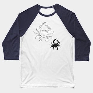 Two crabs, one big,  one small Baseball T-Shirt